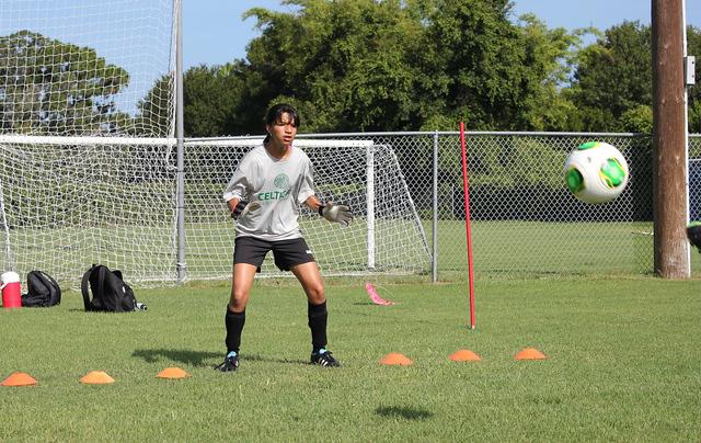 U13 Girls Keeper put through her paces