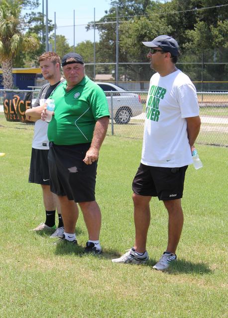 The Gaffer oversees proceedings