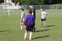 Celtic Coach watches over Goalkeeper Camp