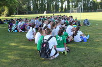 Campers Listen to the Coaches - Day 1