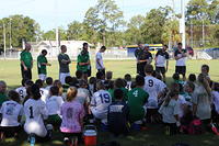 Coach Rich does the Introductions